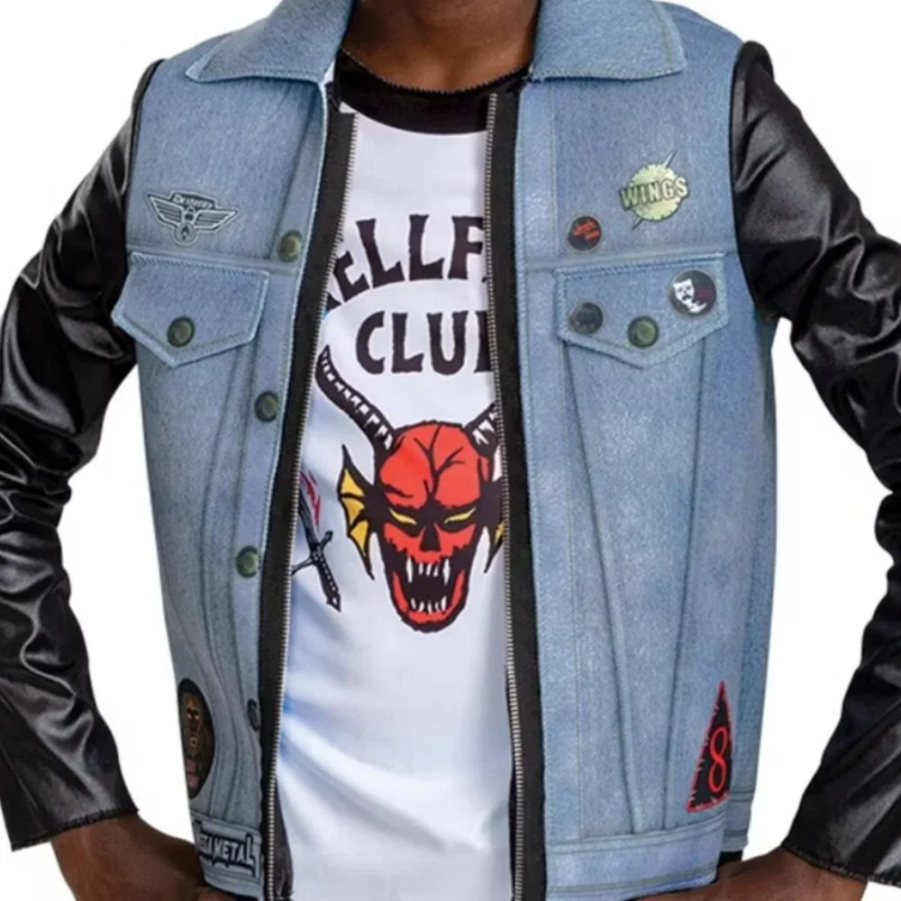 Eddie Munson Halloween Costume 14/16 Netflix Stranger Things 80s Rocker Kids Boy